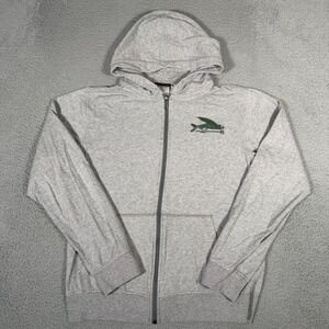 Patagonia Hoodie Mens Medium Gray Phone Home Zip Sweatshirt Jacket Lightweight